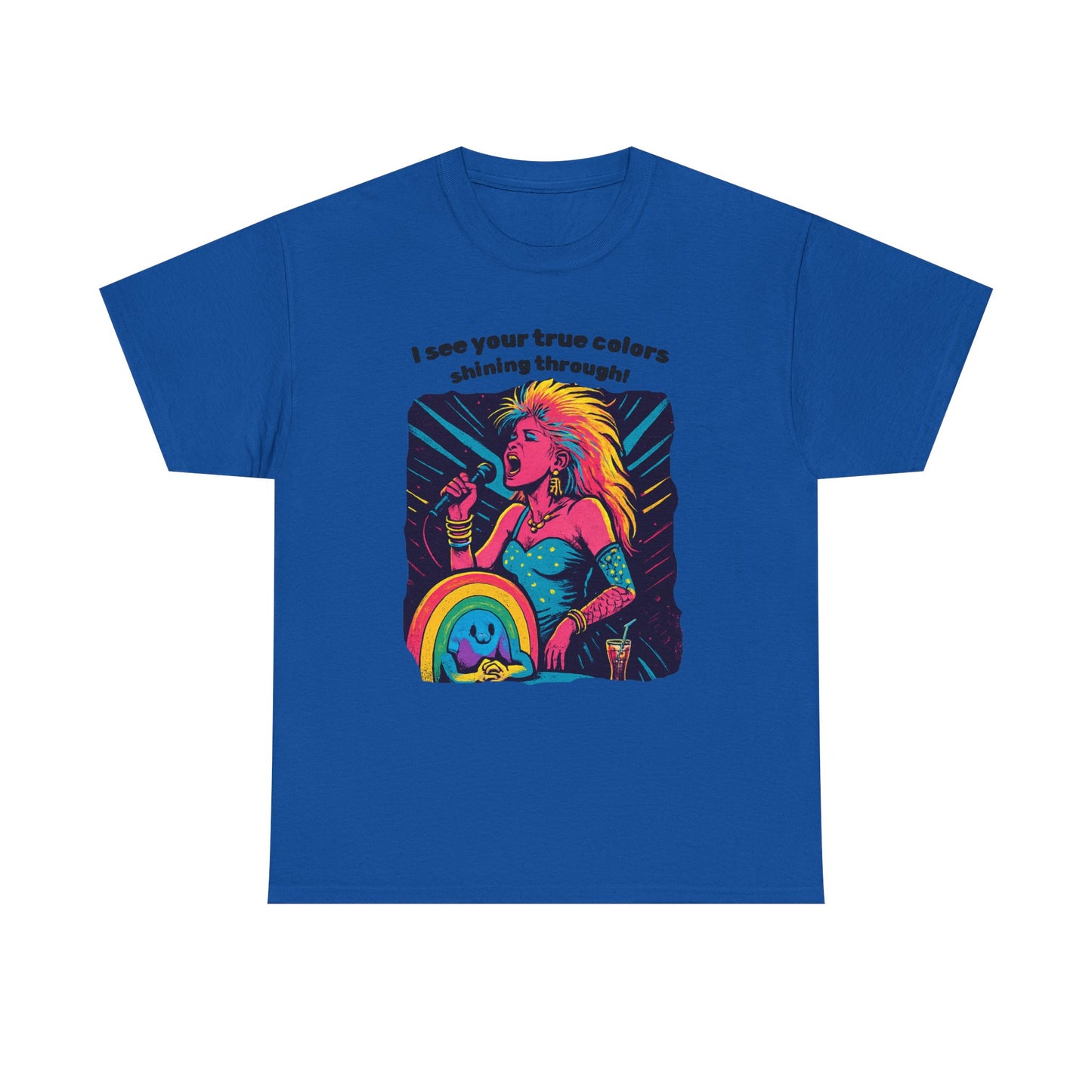 Colorful Retro Tee for Self-Expression, Perfect for Festivals, Casual Wear, Gift for Friends, LGBTQ+ Pride, Summer Fun