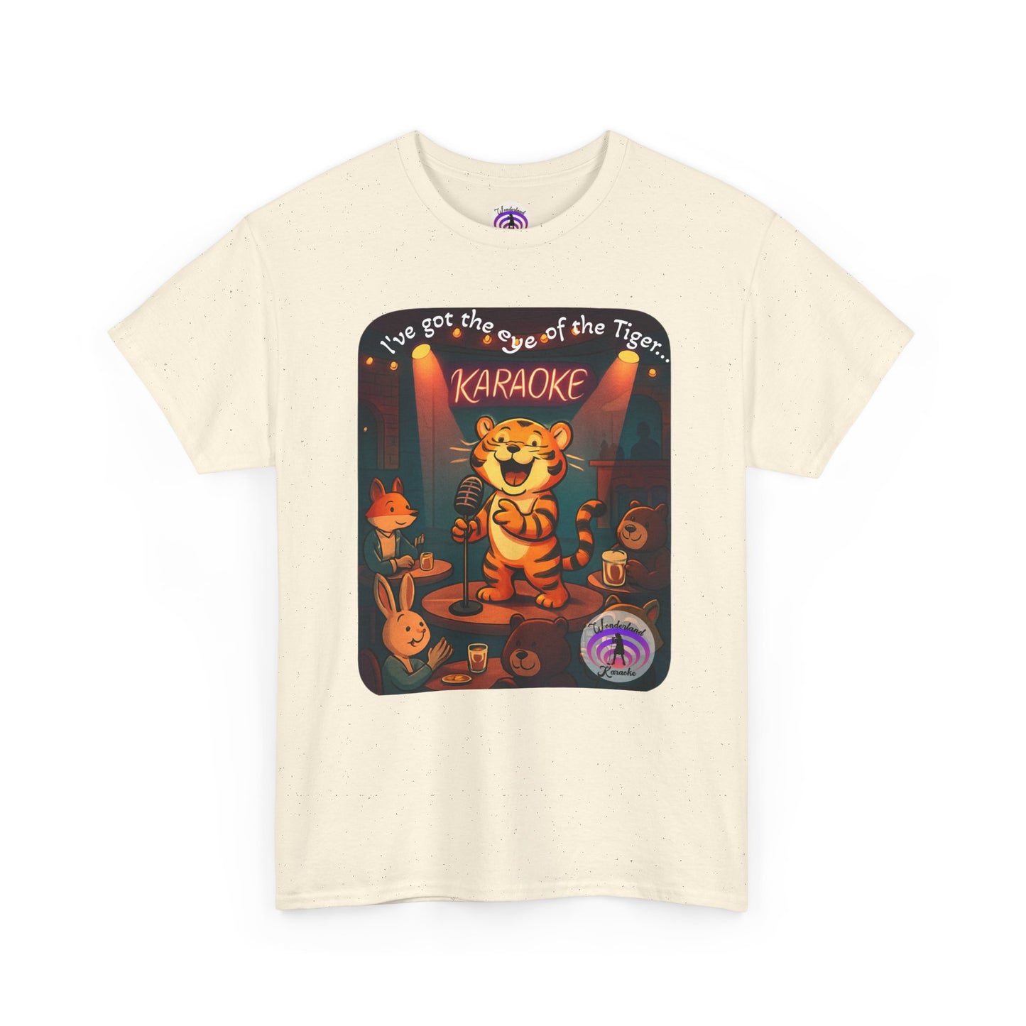 Tiger Eye Unisex Tee - Karaoke Funny Animal Design