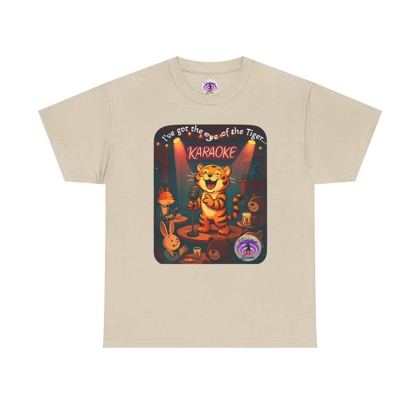 Tiger Eye Unisex Tee - Karaoke Funny Animal Design