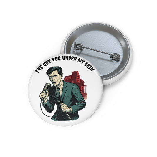 Custom Music Pin Buttons | Vintage Rockabilly Style Pins, Gift for Music Lovers, Retro Accessories, Cool Band Merch, Creative Collectibles