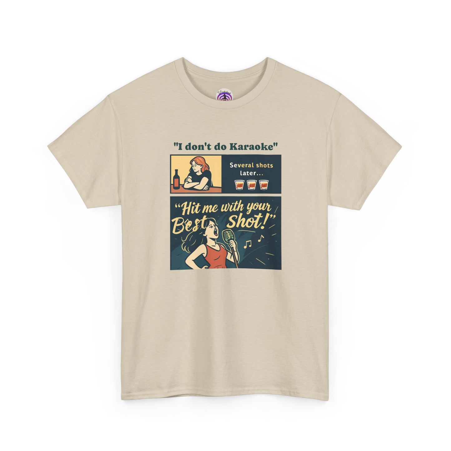 Fun Karaoke T-Shirt, Unisex Cotton Tee, Party Shirt, Gift for Music Lovers, Casual Wear, Unique Humor Apparel