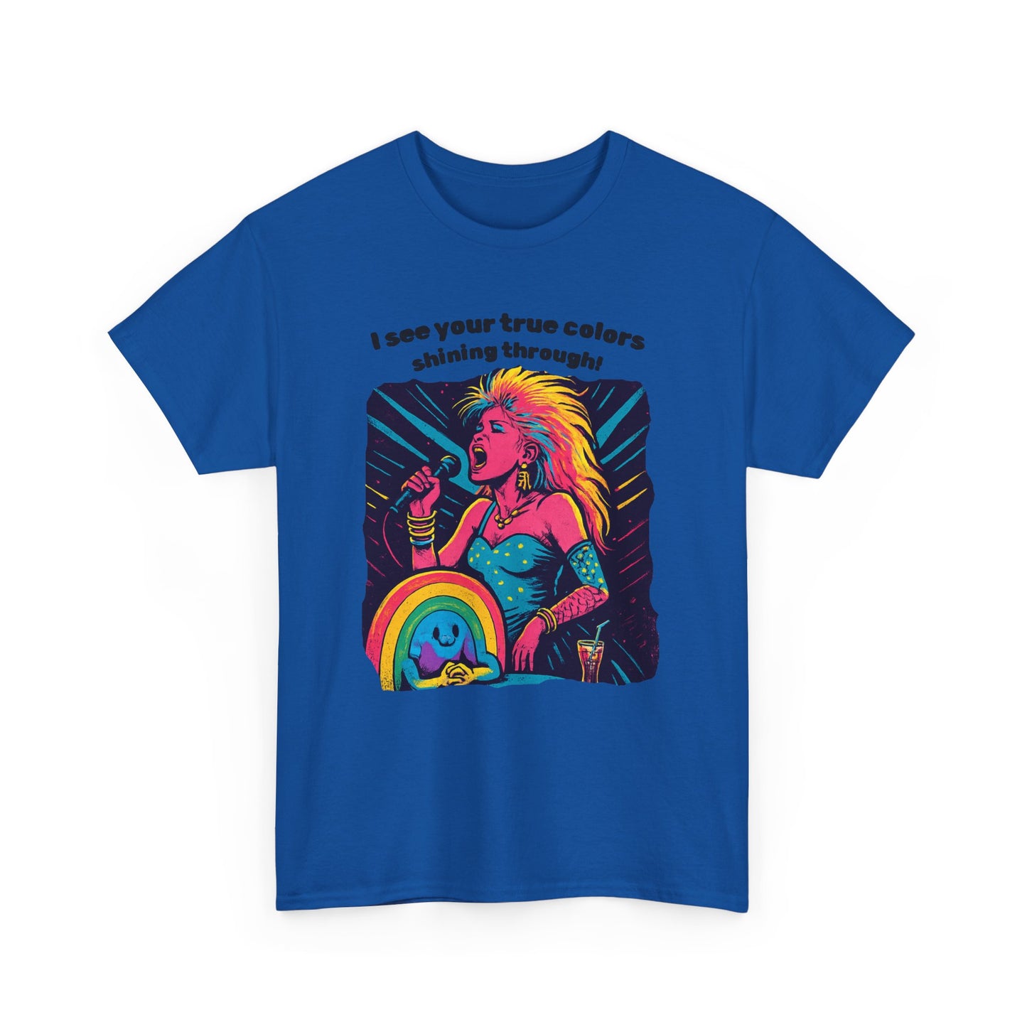 Colorful Retro Tee for Self-Expression, Perfect for Festivals, Casual Wear, Gift for Friends, LGBTQ+ Pride, Summer Fun