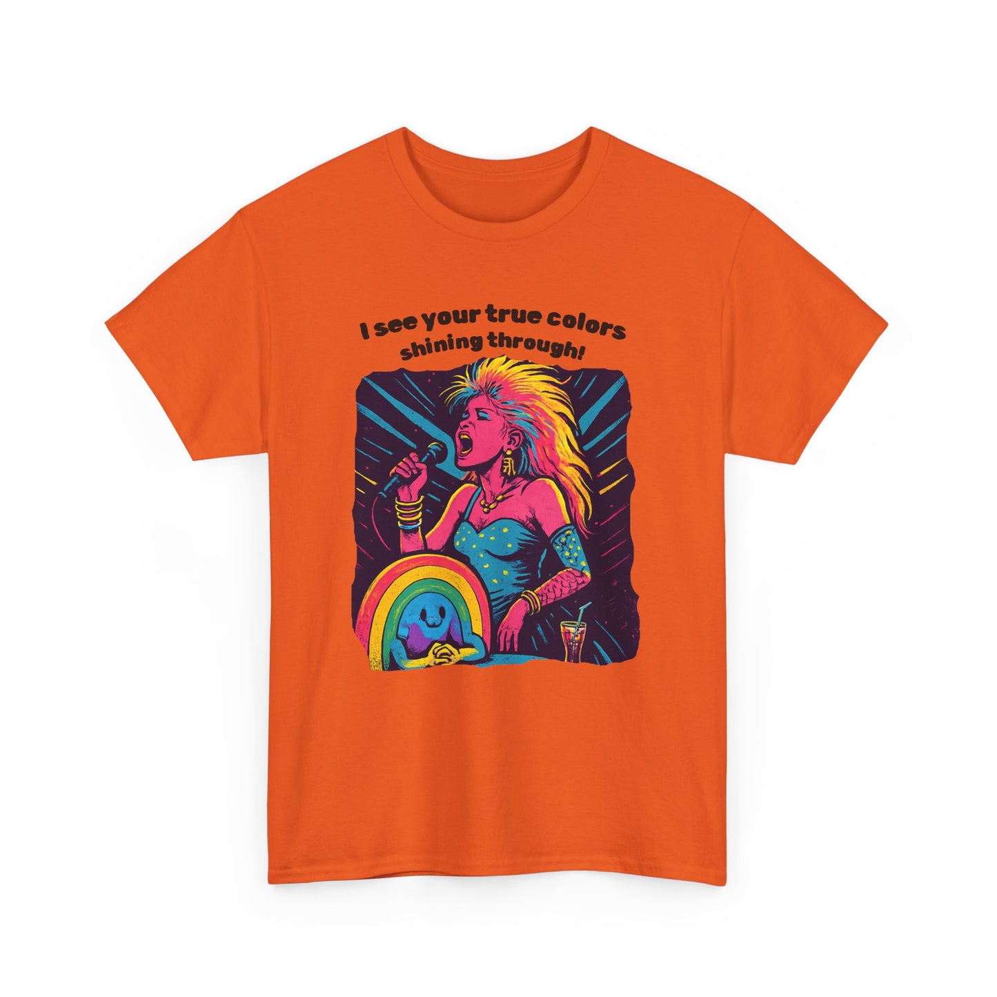 Colorful Retro Tee for Self-Expression, Perfect for Festivals, Casual Wear, Gift for Friends, LGBTQ+ Pride, Summer Fun