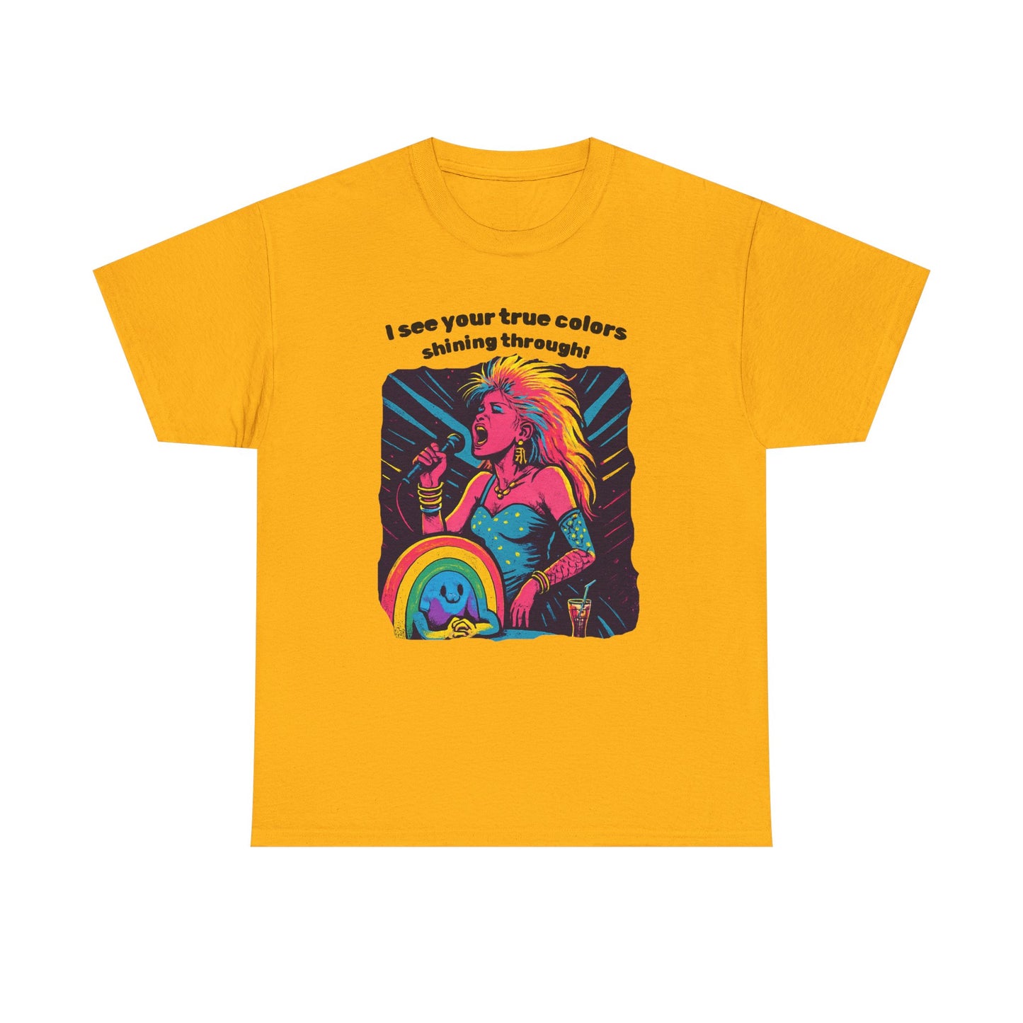 Colorful Retro Tee for Self-Expression, Perfect for Festivals, Casual Wear, Gift for Friends, LGBTQ+ Pride, Summer Fun