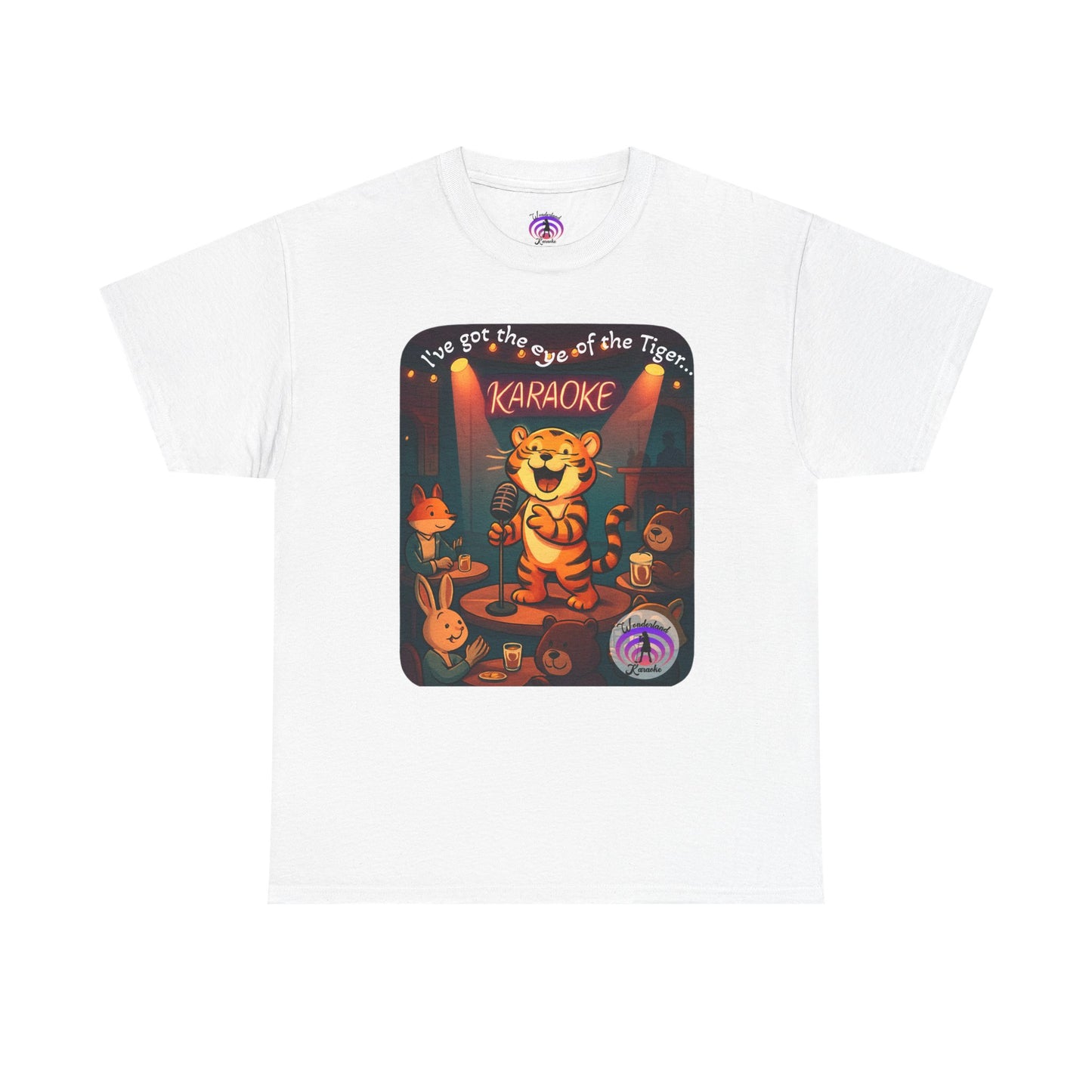 Tiger Eye Unisex Tee - Karaoke Funny Animal Design