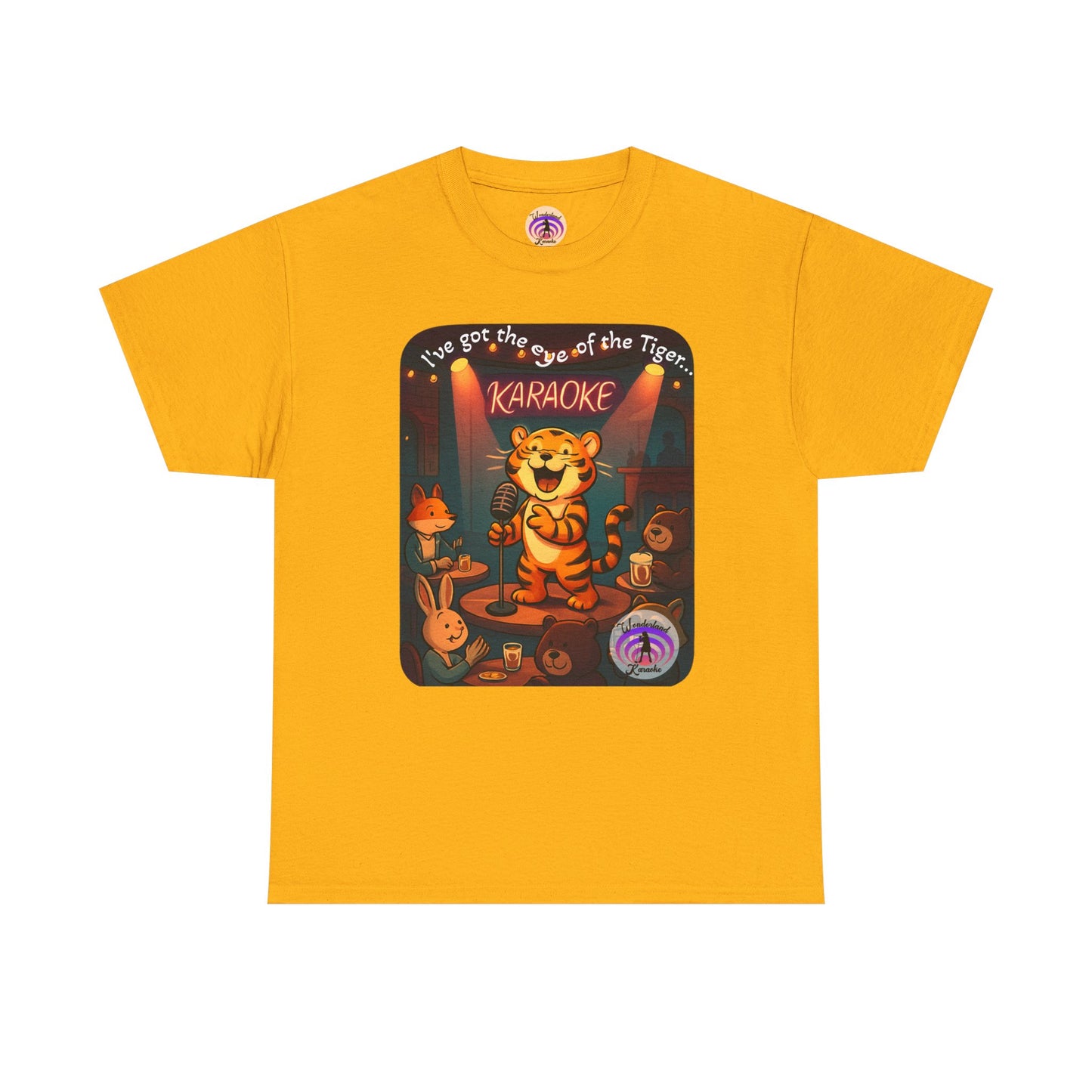 Tiger Eye Unisex Tee - Karaoke Funny Animal Design