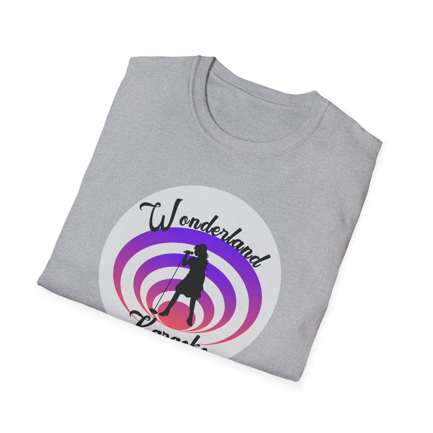 Wonderland Karaoke Logo Unisex Softstyle T-Shirt