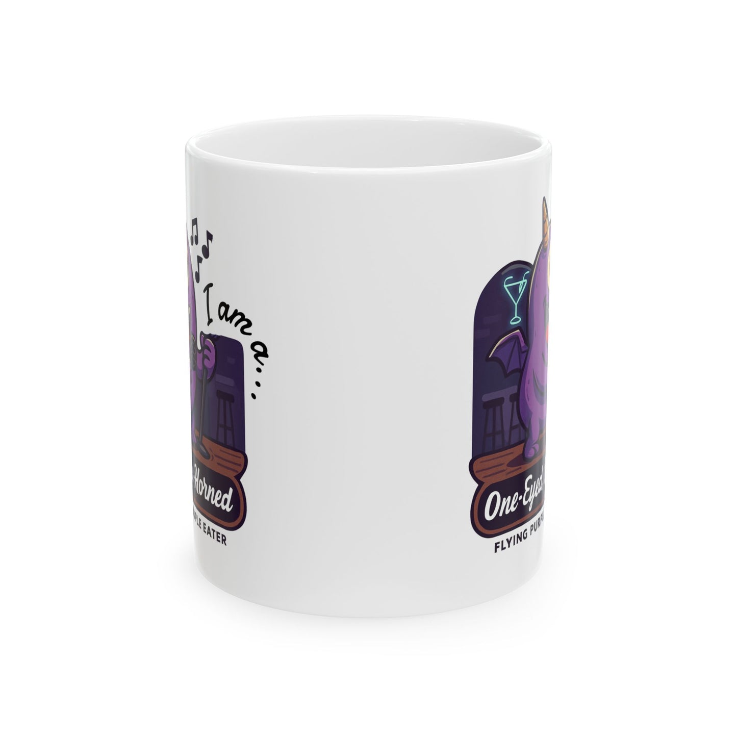 Whimsical Ceramic Mug: Perfect for Unicorn Lovers, Gift for Birthdays, Cozy Nights, Home Decor, Fun Drinkware