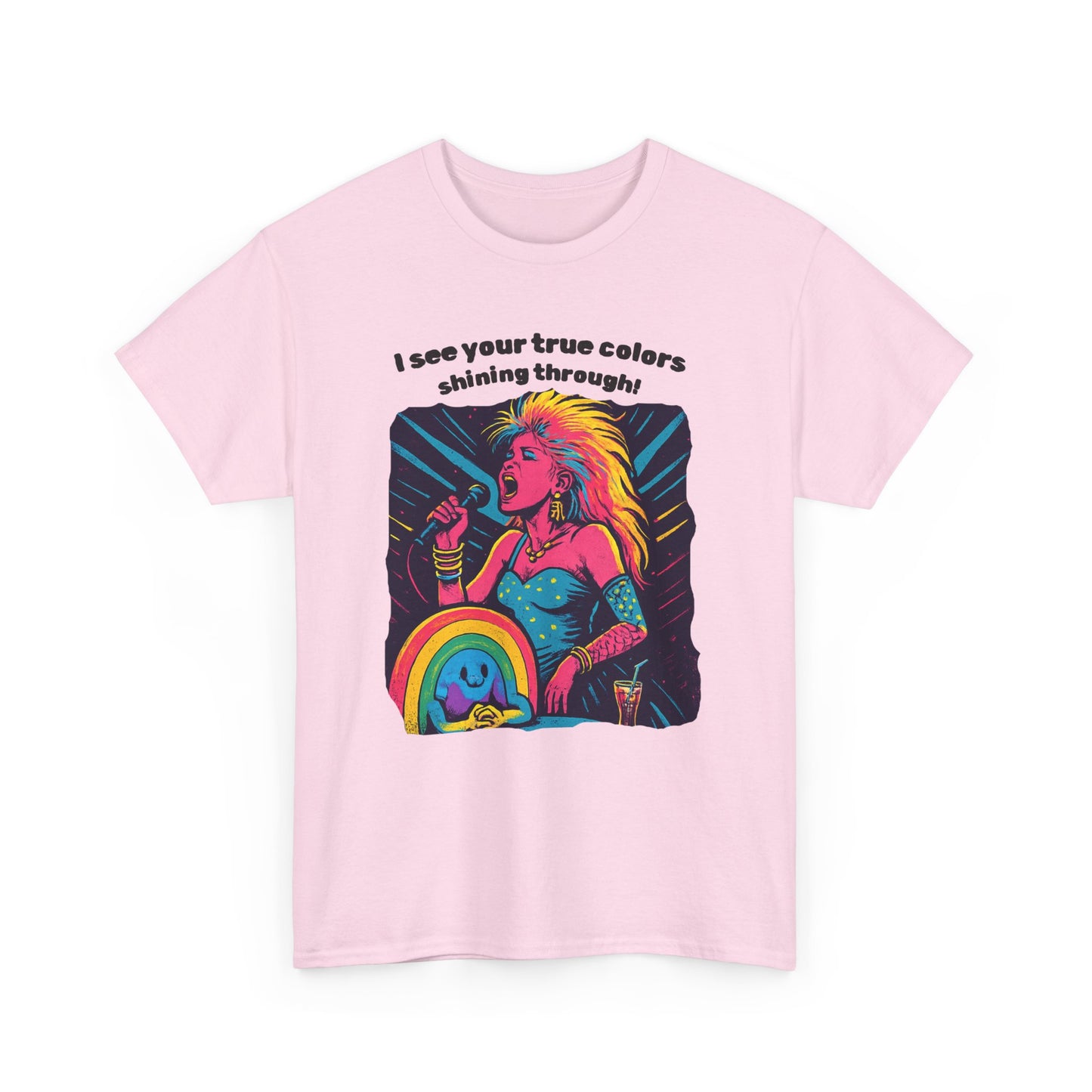 Colorful Retro Tee for Self-Expression, Perfect for Festivals, Casual Wear, Gift for Friends, LGBTQ+ Pride, Summer Fun