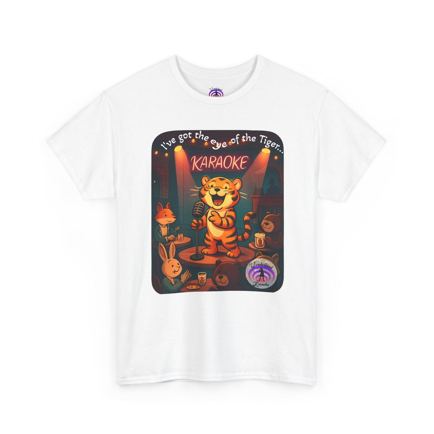 Tiger Eye Unisex Tee - Karaoke Funny Animal Design