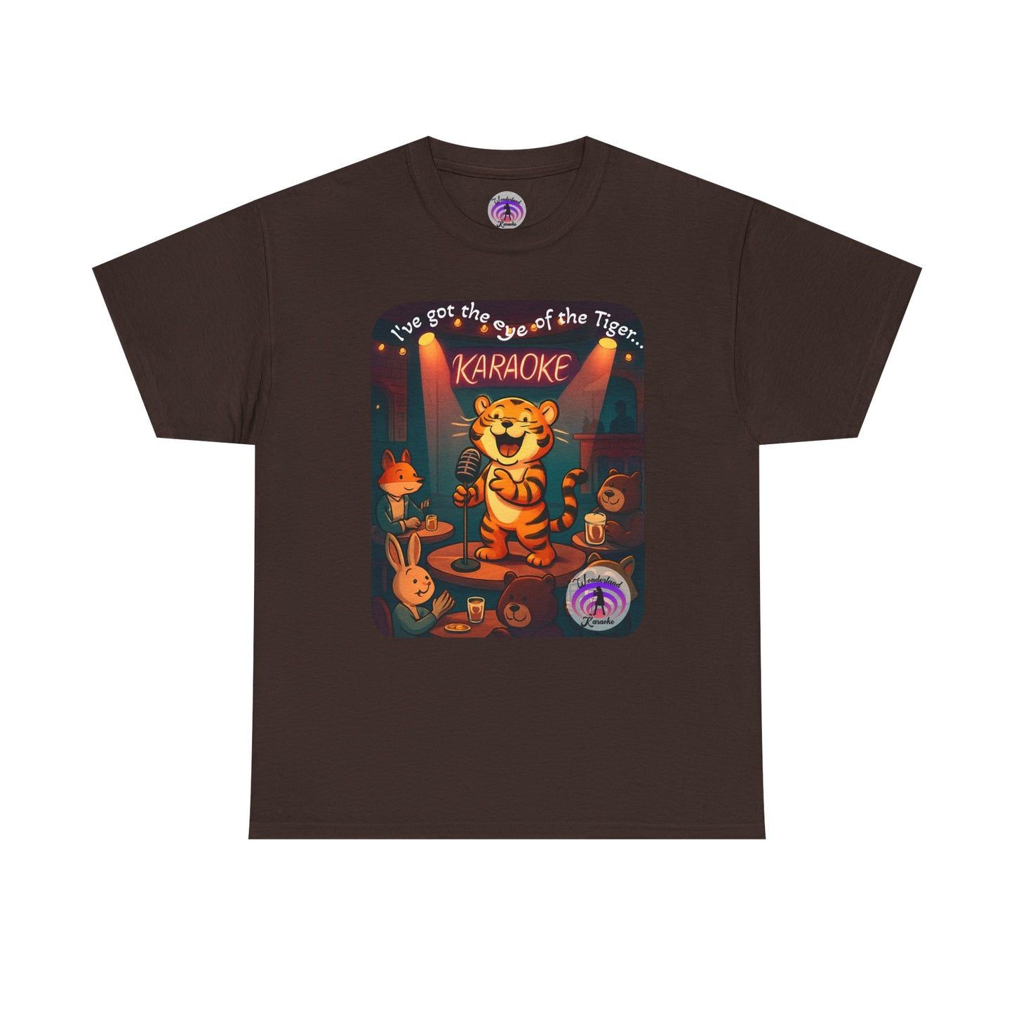 Tiger Eye Unisex Tee - Karaoke Funny Animal Design