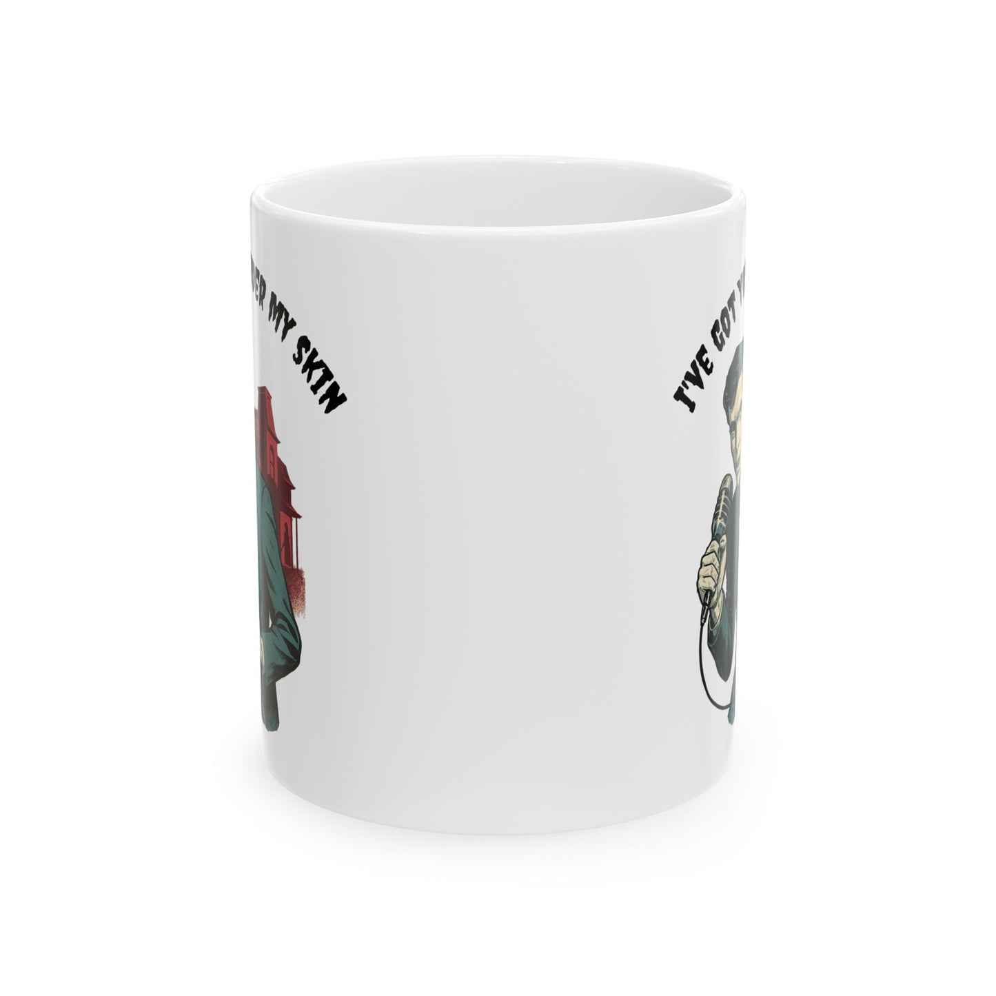 Edgy Ceramic Mug for Music Lovers - Perfect Gift for Coffee, Tea, Christmas, Halloween, or Birthdays, 11oz, 15oz