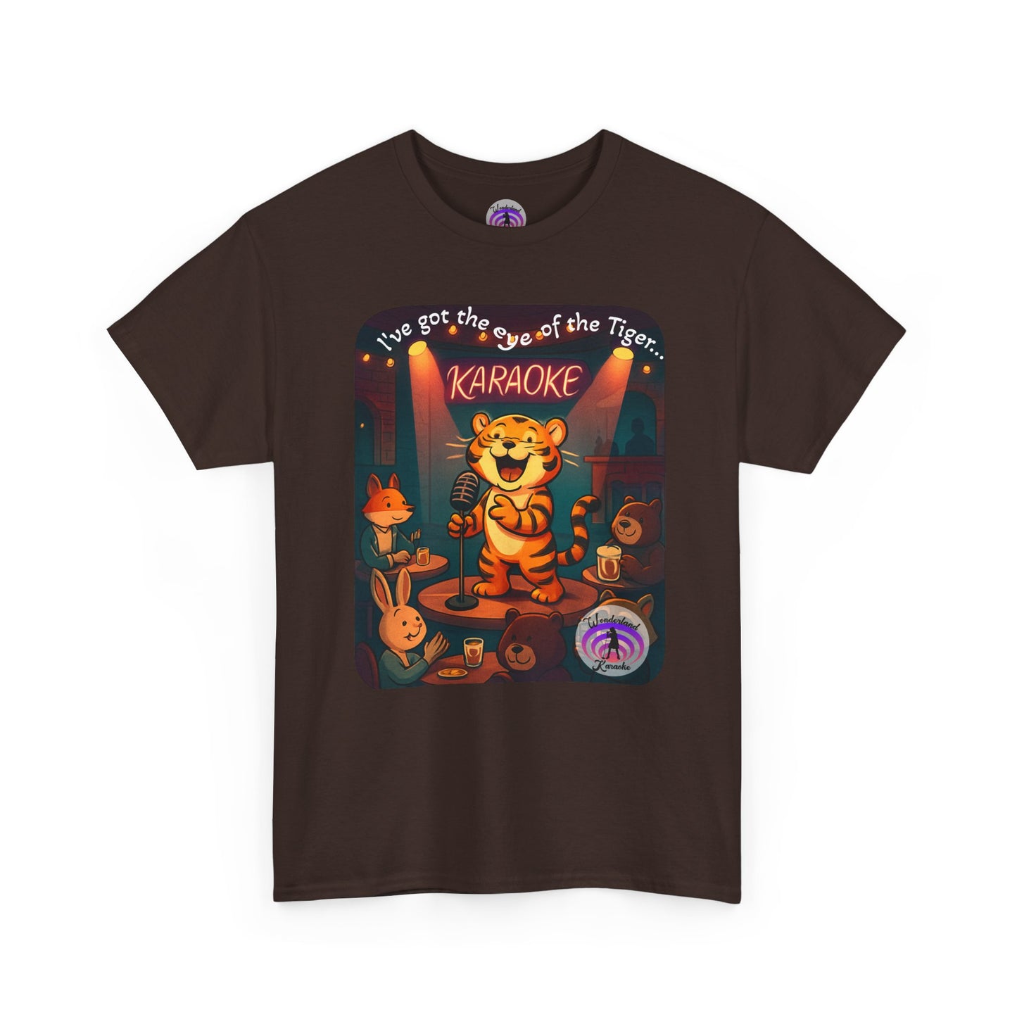 Tiger Eye Unisex Tee - Karaoke Funny Animal Design