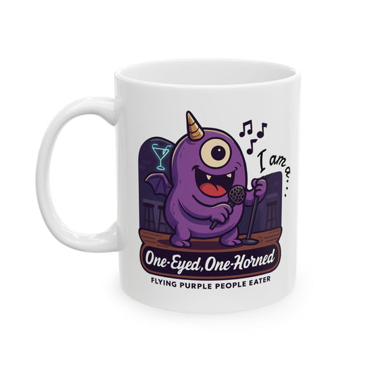 Whimsical Ceramic Mug: Perfect for Unicorn Lovers, Gift for Birthdays, Cozy Nights, Home Decor, Fun Drinkware
