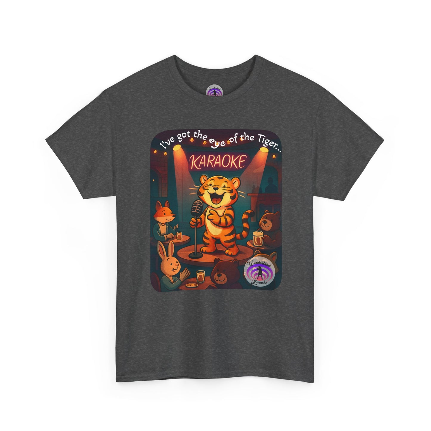Tiger Eye Unisex Tee - Karaoke Funny Animal Design